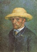 Vincent Van Gogh, Self-Portrait with Straw Hat (nn04)